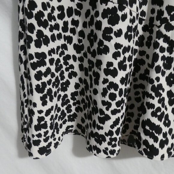 LOFT | size 10 | Leopard Print | Long Sleeve Dress - Picture 9 of 16